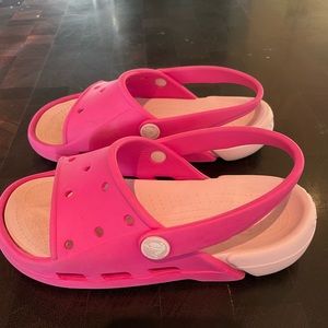 Crocs sandals. Girls size 12/13. Great Condition. Bundle and save.